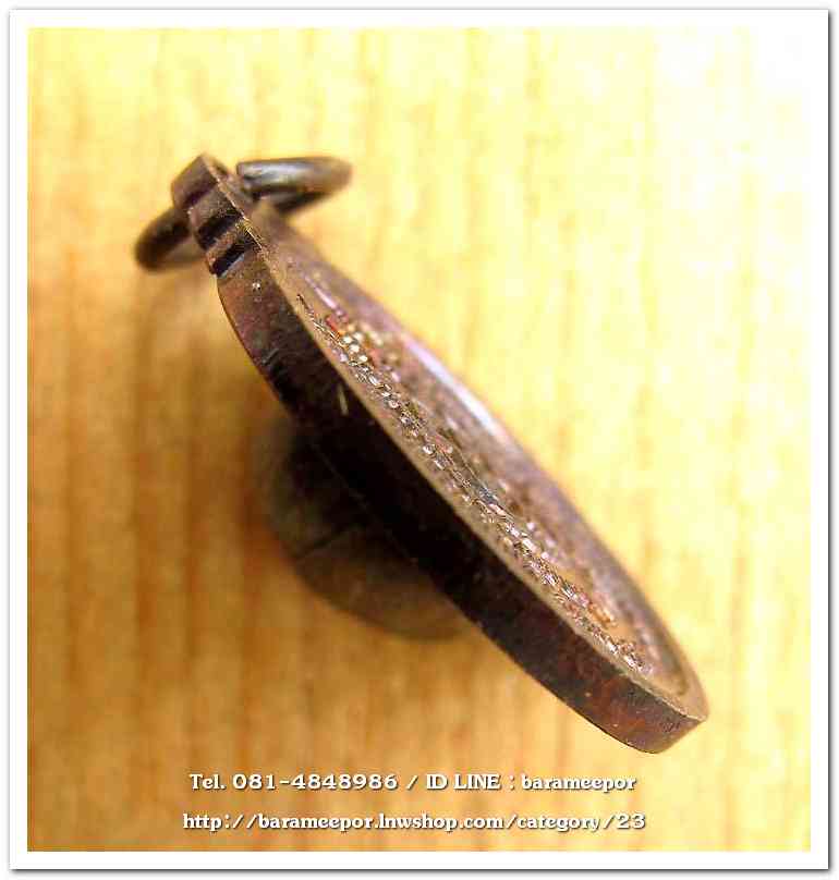 ไอ้ไข่เด็กวัดเจดีย์ เม็ดแตง พิมพ์เล็ก รุ่นรับทรัพย์ 56 เนื้อทองแดง..2