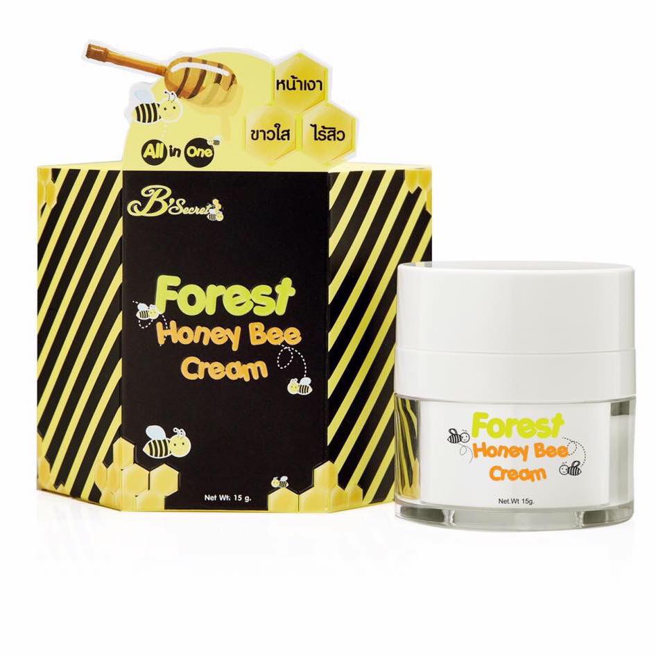 Forest Honey Bee Cream By B'secret 15 g. ครีมน้ำผึ้งป่า ศาสตร์แห่งการฟื้นฟูบำรุงผิวที่ดีที่สุด