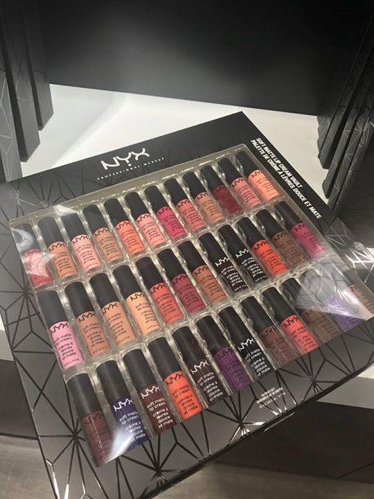 NYX Soft Matte Lip Cream Vault 36 Pieces Set เอ็นวายเอ็กซ์ เซทลิปครีม เนื้อแมท งานมิลเลอร์