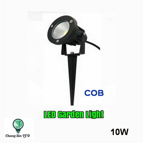 โคมไฟ LED ส่องต้นไม้ แบบปักดิน COB 10w