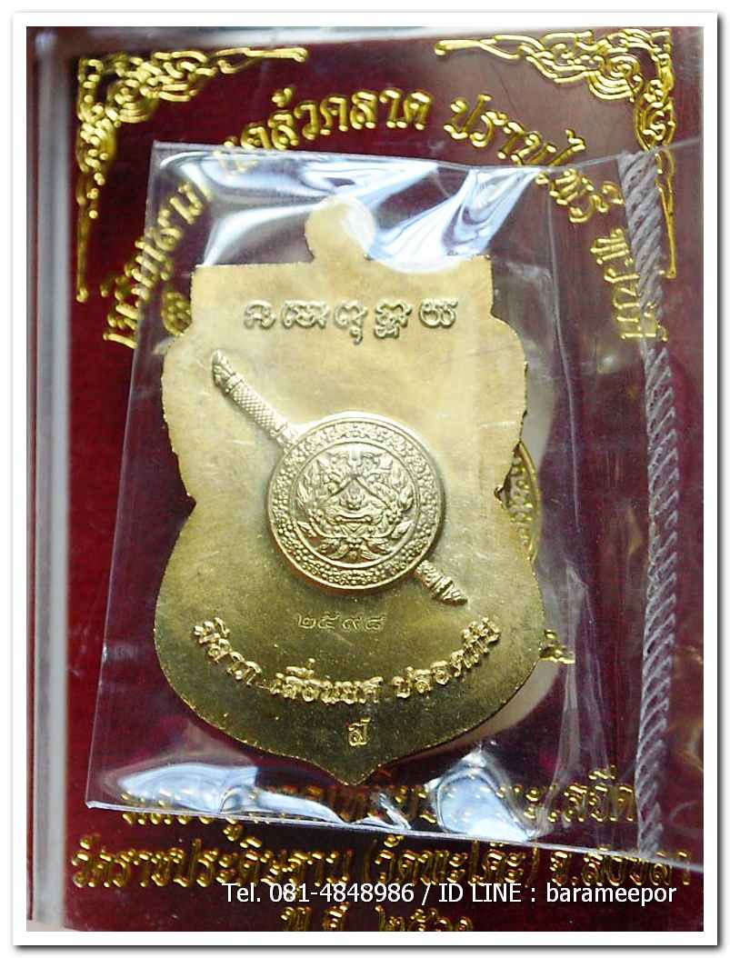 เหรียญหลวงพ่อทวด รุ่น"เจริญลาภ แคล้วคลาด ปราบไพรี ทวียศ"วัดพะโค๊ะ เนื้อทองฝาบาตร..6