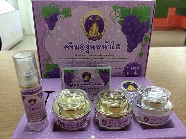 ครีมองุ่นหน้าใส เซต ครีมองุ่นหน้าใส by เคแอนด์เค บิวตี้ฟูล K and K Beautyful