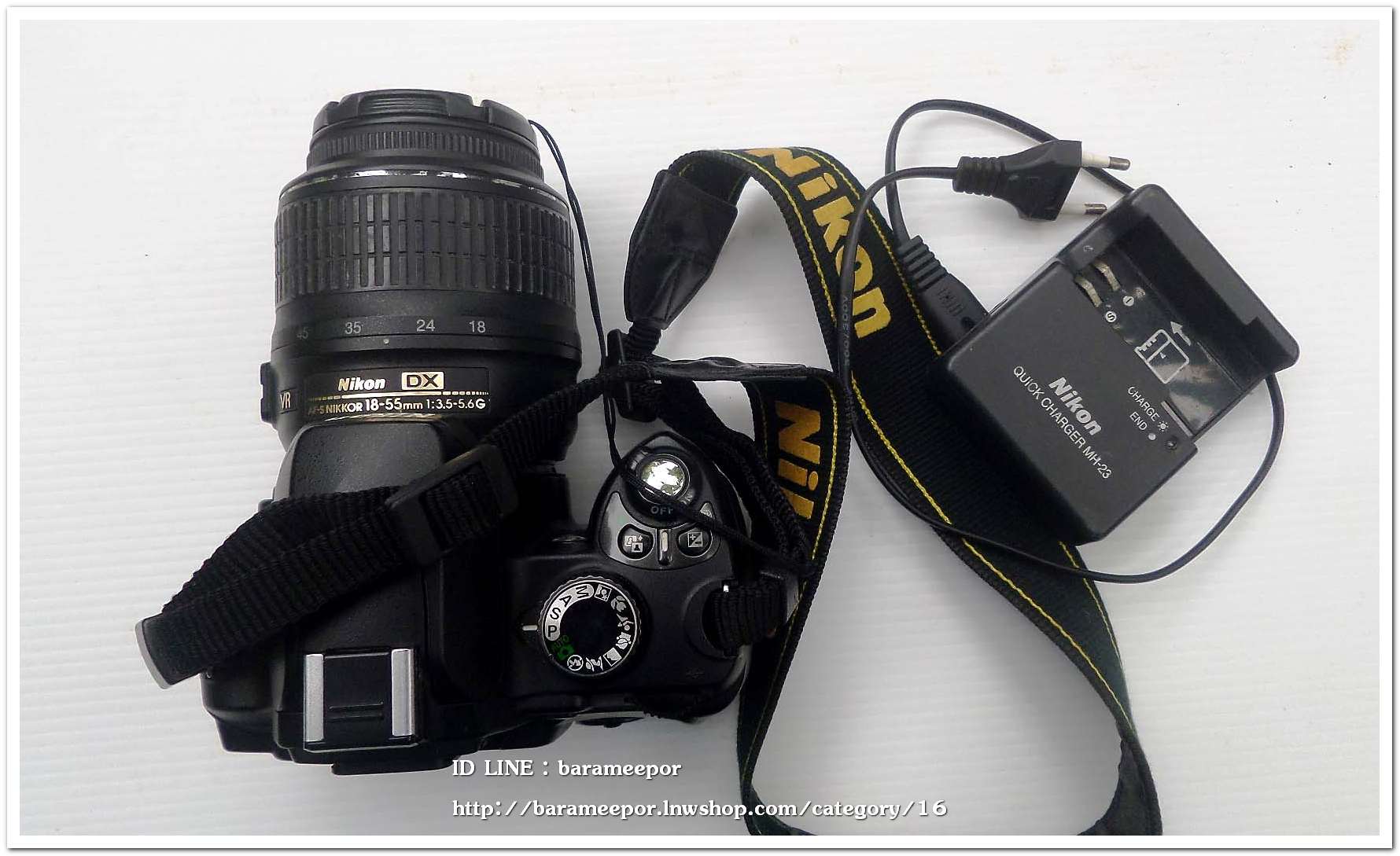 กล้อง NIKON D60 + 18-55 mm.