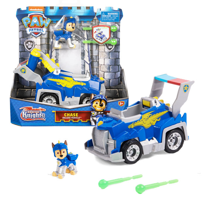 ์KD017 ของแท้ พาวพาโทรล Paw Patrol Rescue Knight Vehicle รถของเล่น ของเล่นเด็ก เพลย์เซ็ต ฟิกเกอร์