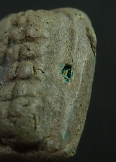 หลวงพ่อทวดเนื้อว่านดินกากยายักษ์ พิมพ์ใหญ่ A ฝังตะกรุดเงิน (หลังตราแผ่นดิน) อาจารย์ทอง วัดสำเภาเชย รุ่นพิทักษ์แผ่นดิน ปี 2551