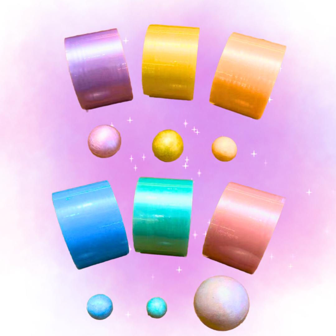 BL008 เทปบอล สไลม์ เทปสไลม์บอล ไซส์ จัมโบ้ 6 cm ยาว 10 เมตร เทปกาวลูกบอล Slime Tape เทปเหนียว เทปทำบอล ลูกบอลกาวมุก