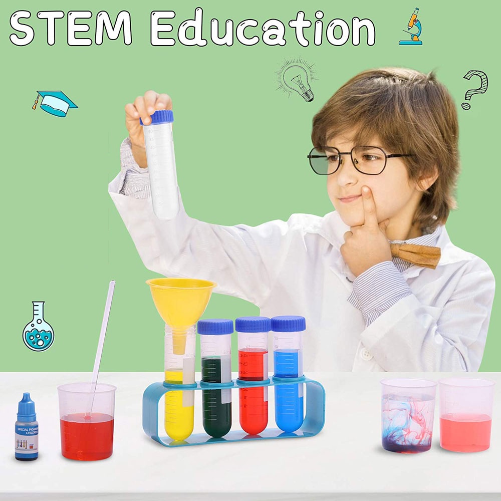 VB040 ชุดทดลองวิทยาศาสตร์ ของเล่น DIY ชุดทดลอง 72 การทดลอง ของเล่นวิทยาศาสตร์ การทดลอง ภูเขาไฟระเบิด