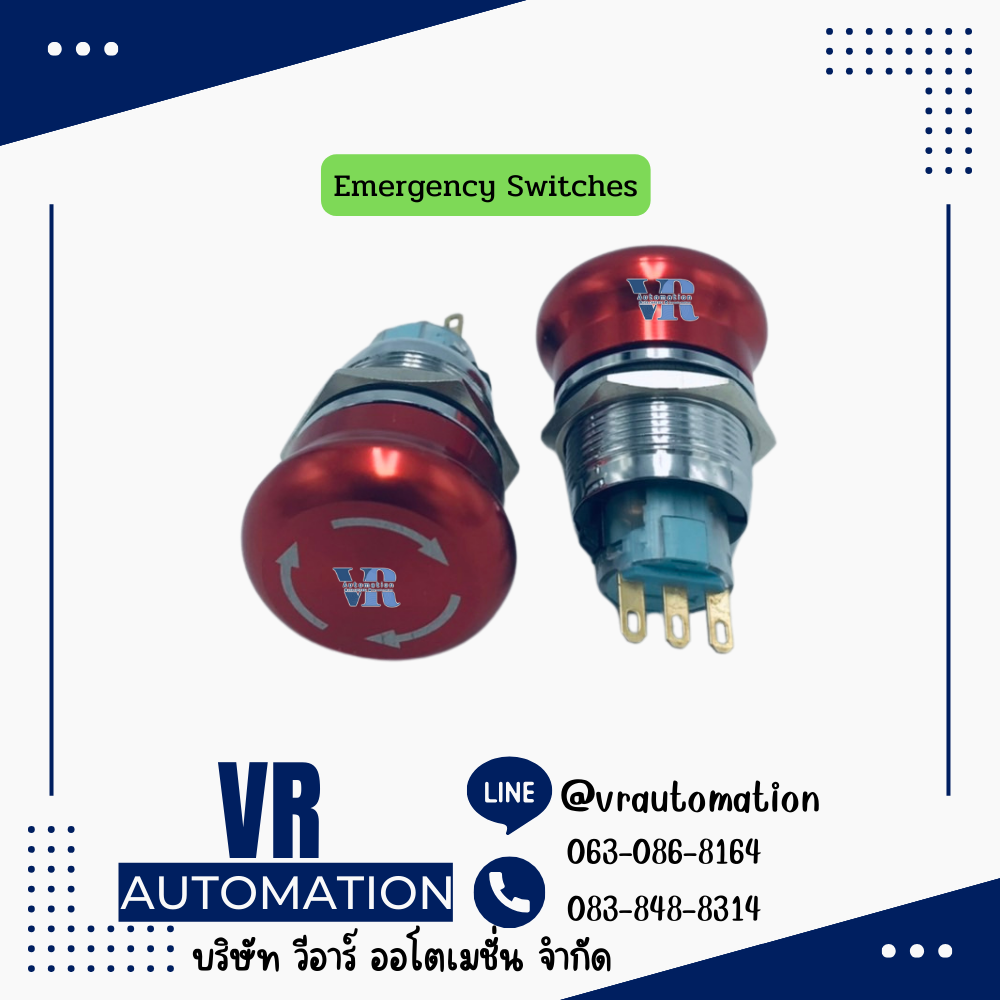 Emergency Stop Push Button Switch-TAILEIOK 19 MM