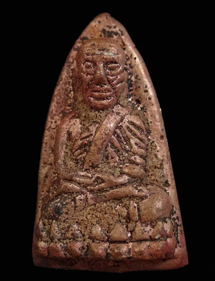 หลวงพ่อทวดหล่อโบราณหล่อเทดินไทย (รุ่นแรก) หลวงพ่อรวย วัดตะโก จ.อยุธยา ปี 2556 รุ่นรวยนิรันตราย เนื้อนวะโลหะหล่อโบราณเทดินไทย ตอกโค๊ต รวย/กรรมการ หมายเลข 2129