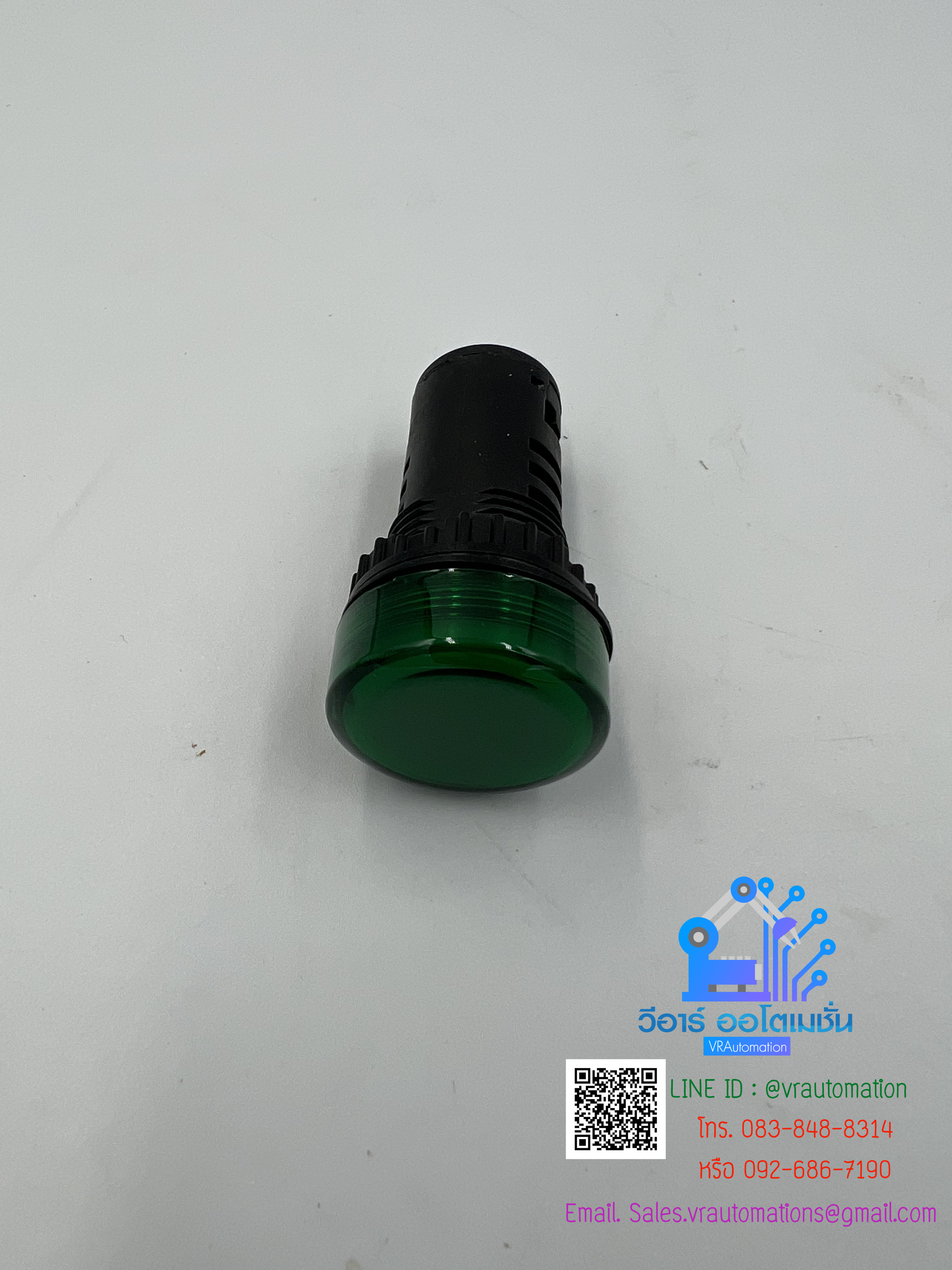 Pilot Lamp 24VDC ขนาด 22 มิลลิเมตร สีเขียว