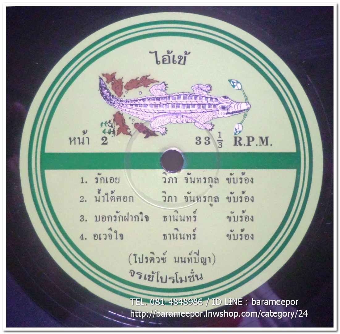 วิภา จันทรกุล ชุด 4 + ธานินท์ อินทรเทพ มีเพลงเพราะทั้งอัลบั้ม โปรดิวซ์ นนท์ปิญา
