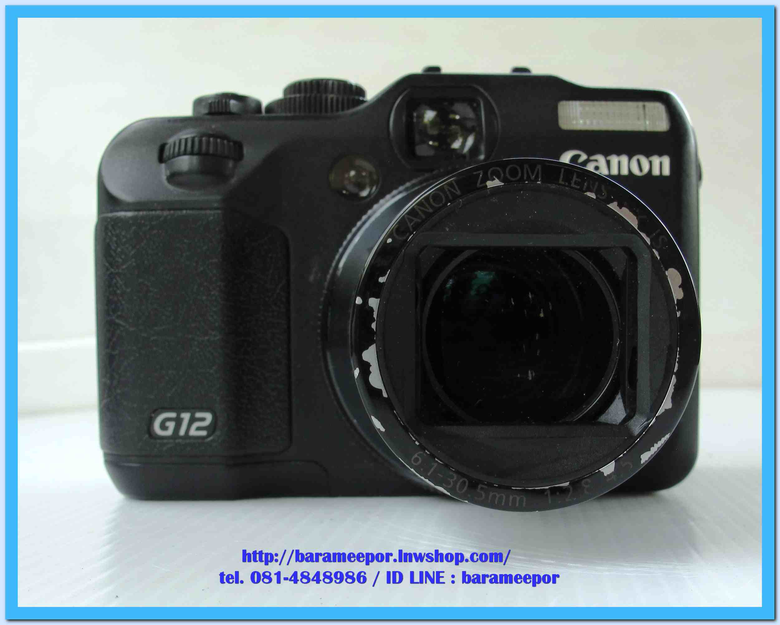 กล้อง Canon G12 มีเฉพาะตัวกล้อง ไม่มีถ่าน ไว้เป็นอะไหล่