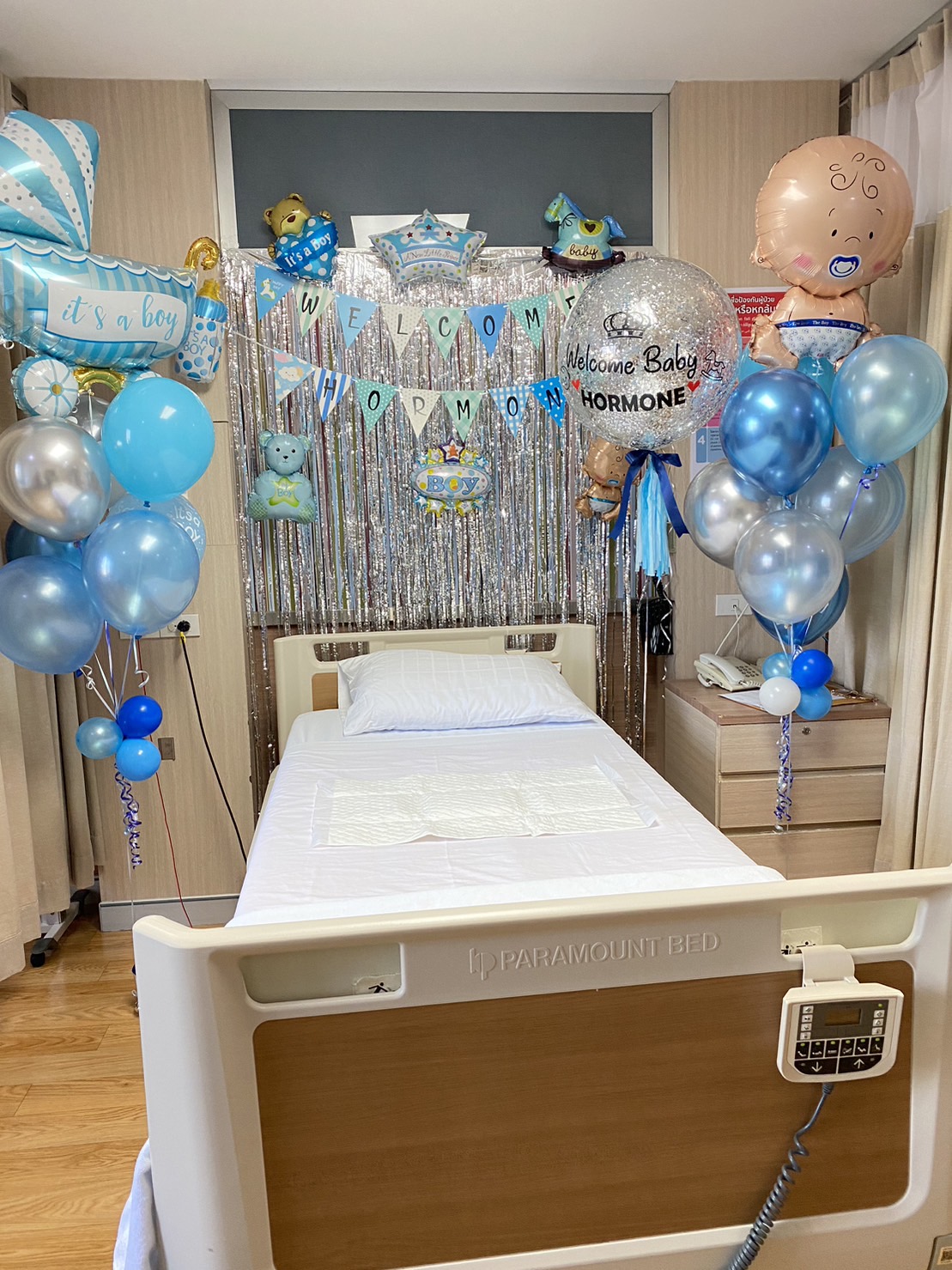 ลูกโป่งเด็กแรกเกิด New Born welcome baby