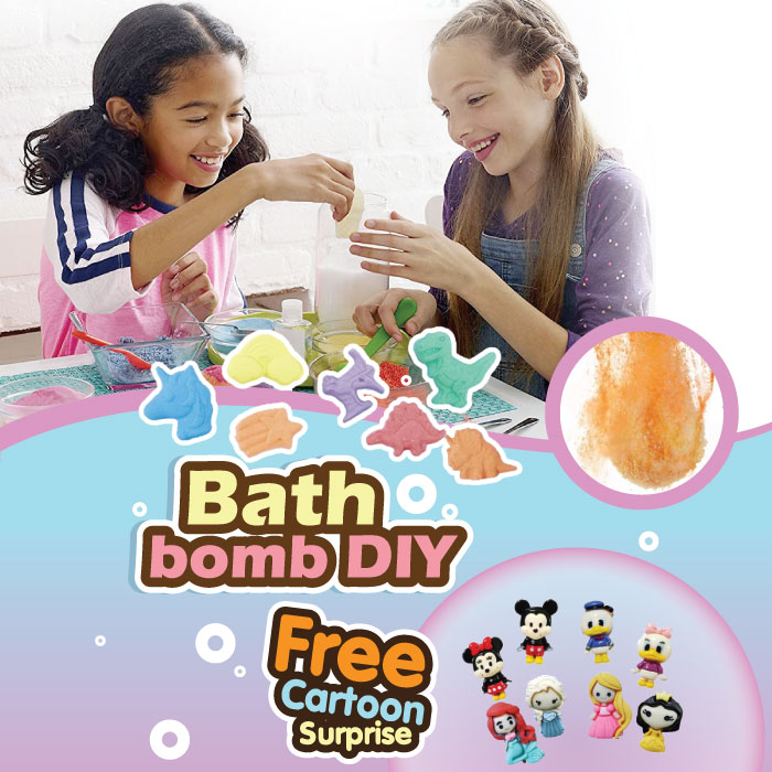 Bath Bomb DIY ชุดทำ Bath Bomb Fantasia บาธบอม ระเบิดอโรม่า Aroma สปาสำหรับแช่ในอ่าง sr113-CH70