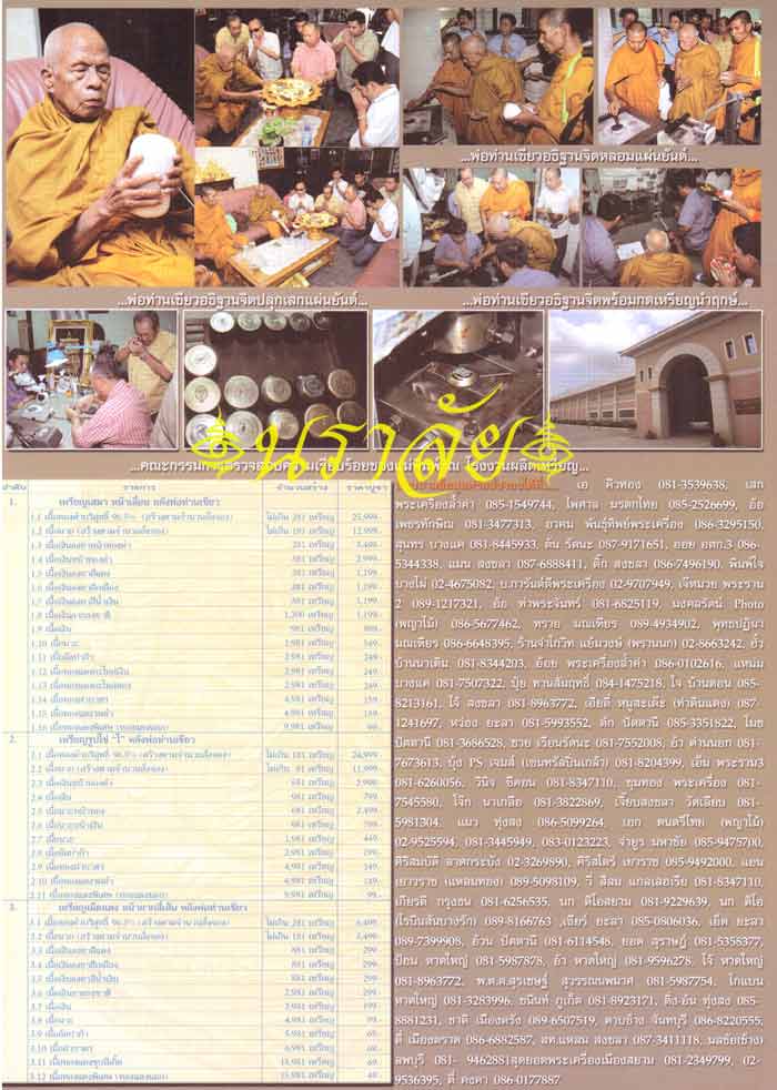 หลวงพ่อทวด รุ่นบารมี 81 พ่อท่านเขียว วัดห้วยเงาะ ปัตตานี ปี 2552