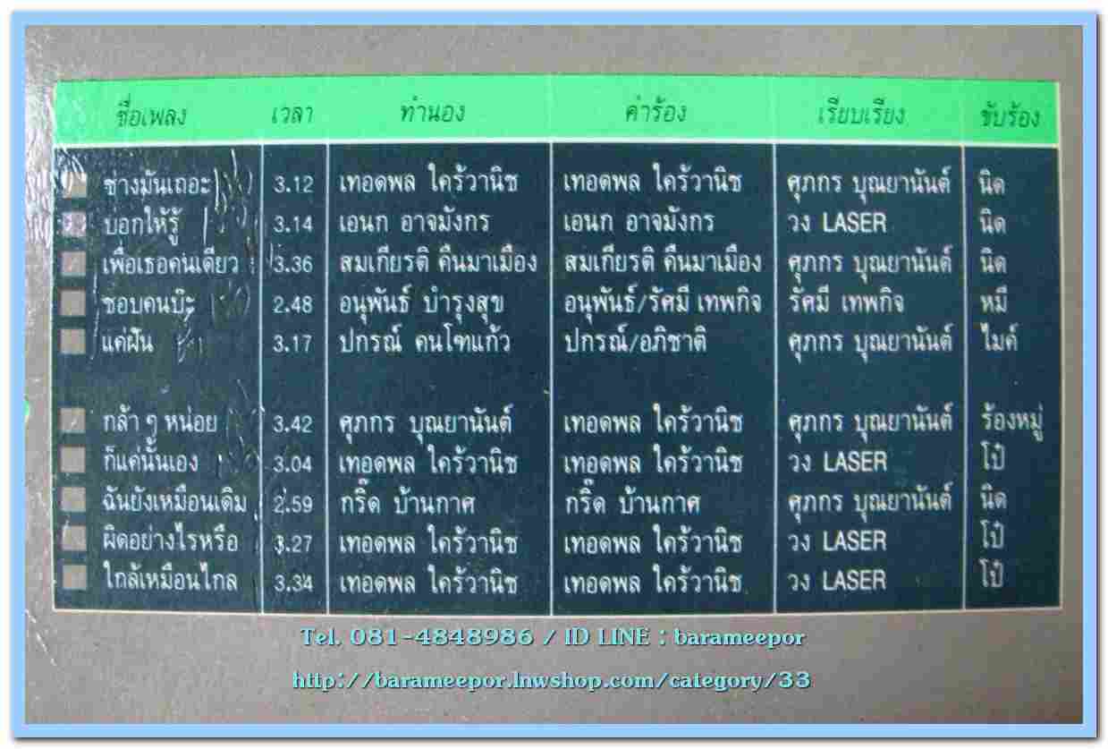 นิตยา บุญสูงเนิน NID&LASER ชุด ช่างมันเถอะ