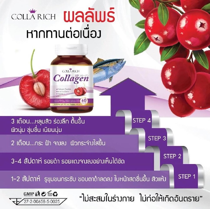 Colla Rich Collagen นานไหมกว่าจะเห็นไหม คอลลาริช คอลลาเจน นานไหมกว่าจะเห็นผล