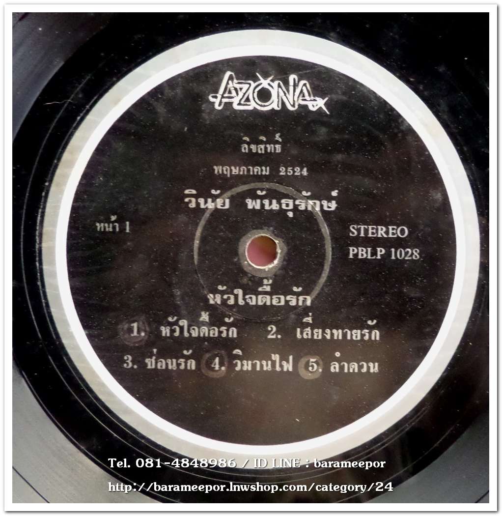 วินัย พันธุรักษ์ ชุด หัวใจดื้อรัก/ทิพย์วรรณ ปิ่นภิบาล ชุด สายเลือดเดียวกัน