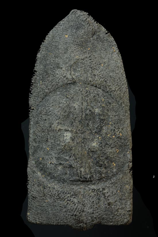 หลวงพ่อทวด เนื้อว่านหลังปั๊มเหรียญ พ่อท่านพล วัดนาประดู่ พ.ศ.2534