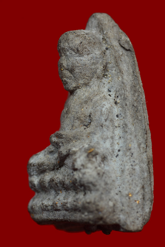 หลวงพ่อทวด พิมพ์เล็ก หลังแร่ พ่อท่านพล วัดนาประดู่ พ.ศ.2534