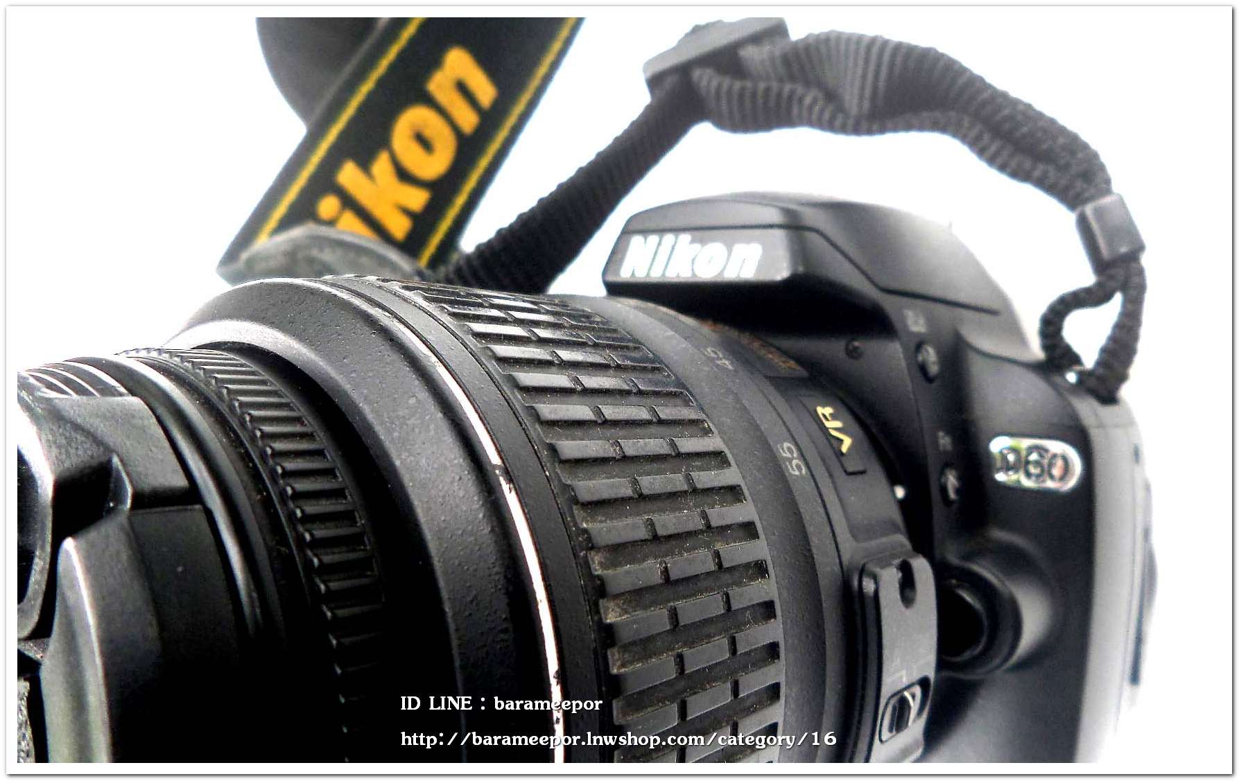 กล้อง NIKON D60 + 18-55 mm.