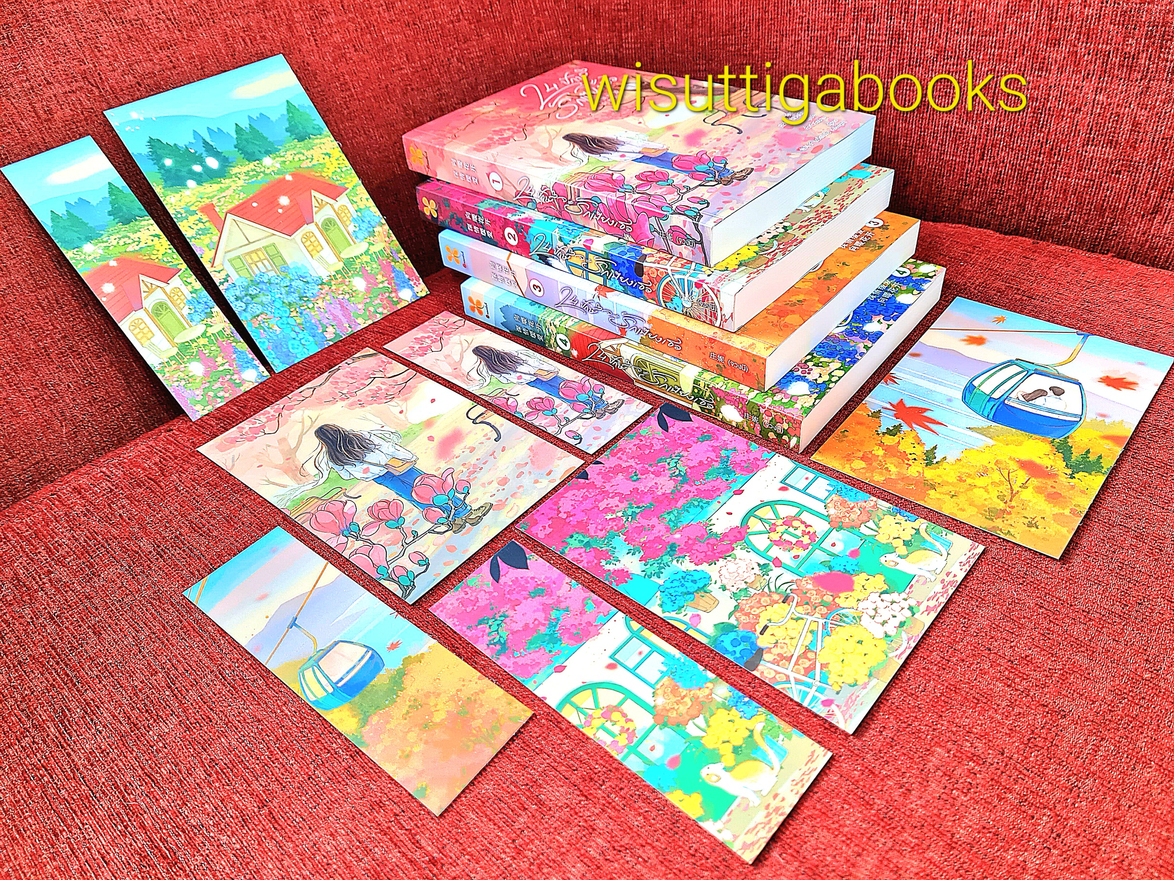 24 ปักษ์จะรักเพียงเธอ (4เล่มจบ+ที่คั่น+โปสการ์ดครบ) : ชางเว่ยเซียวเซียว เขียน , จวงหนี แปล