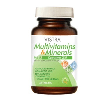 Vistra Multivitamins&Minerals 30 เม็ด วิสทร้า มัลติวิตามิน และ แร่ธาตุผสม