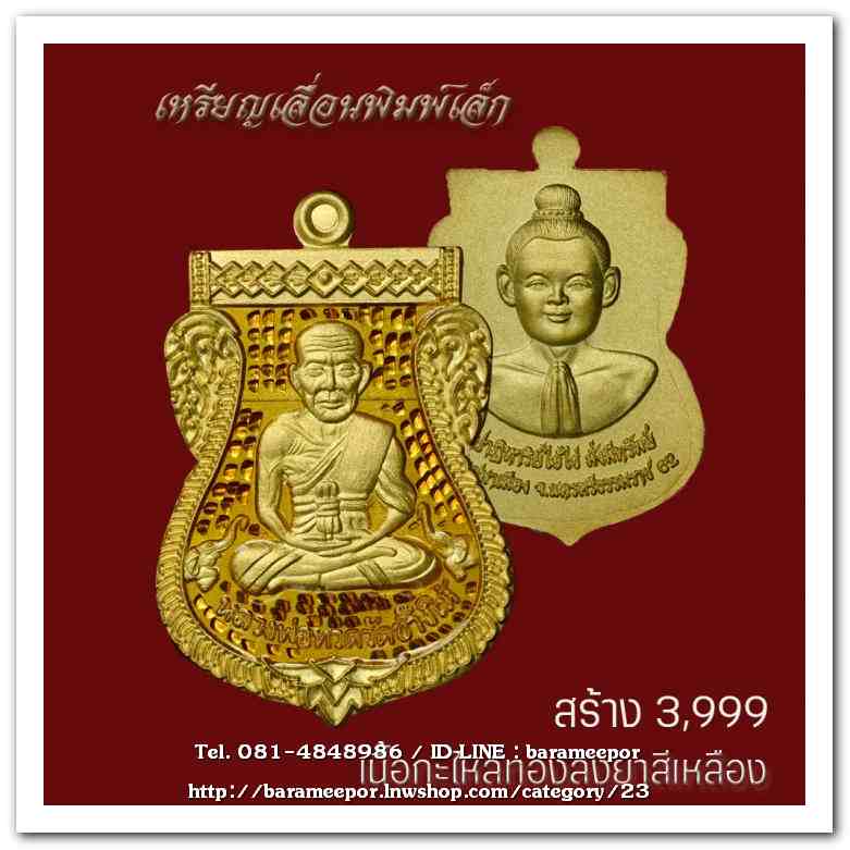 เหรียญหลวงพ่อทวด รุ่นปาฏิหาริย์ไอ้ไข่ มั่งมีทรัพย์ วัดเสมาเมือง จ.นครศรีธรรมราช มีให้เลือกหลายเนื้อ