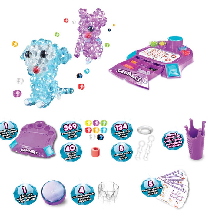 DI089 ของเล่น DIY gemmies DIY คริสตัล ชุดทำเครื่องประดับด้วยลูกปัด คริสตัล workshop DIY ทำสร้อยข้อมือ สร้อยคอ กำไล