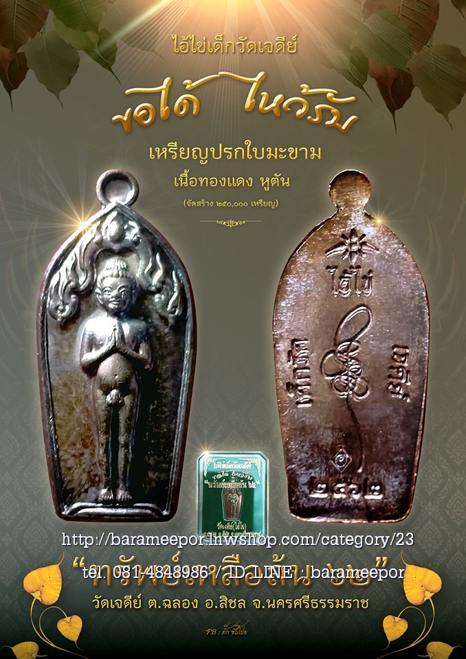ไอ้ไข่ เด็กวัดเจดีย์ รุ่น"ทรัพย์เหลือล้น ๖๒" มีหลายรายการ ทยอยลงเรื่อยๆ