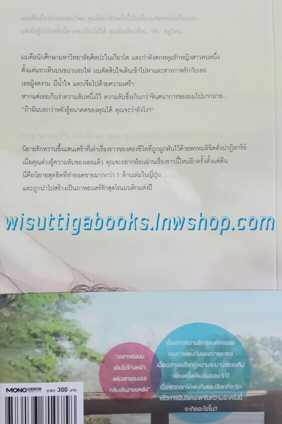 พรุ่งนี้ผมจะเดตกับเธอคนเมื่อวาน Tomorrow I will Date with Yesterday's You