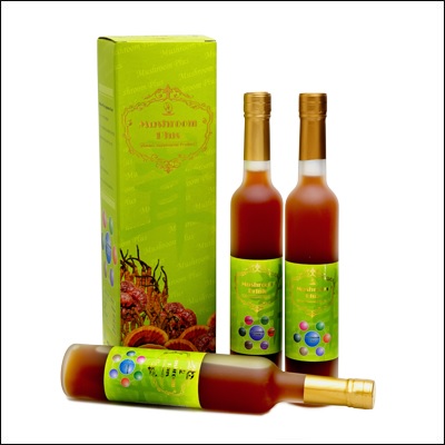 Mushroom Plus น้ำเห็ดสกัด มัสรูมพลัส สูตรต้นตำรับ 400 มล.