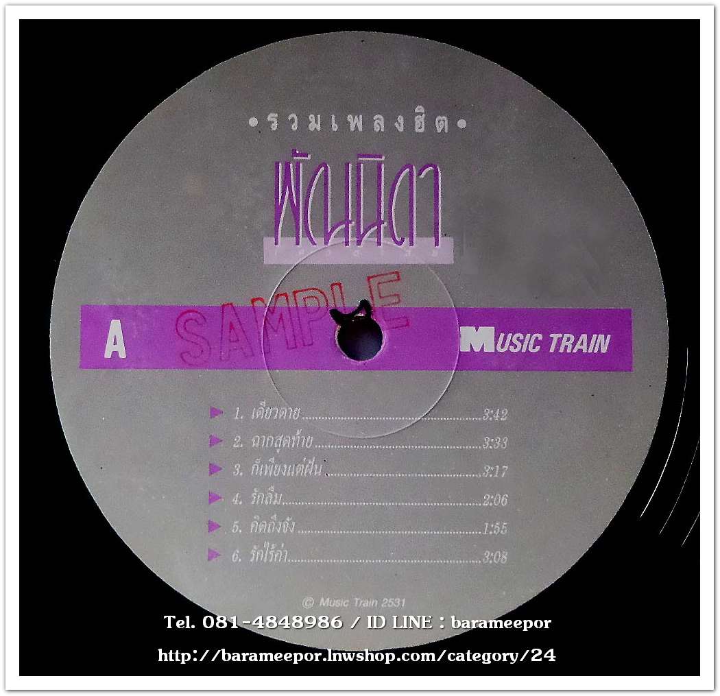 พัณนิดา เศวตาสัย ชุด รวมเพลงฮิต ชุดที่ 1 เพลงเพราะๆทั้งอัลบั้ม