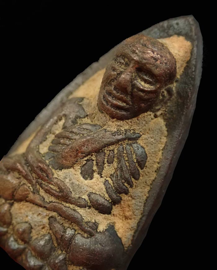 *หมายเลข 55* หล่อโบราณหลวงพ่อทวดพิมพ์เตารีดใหญ่ A วัดทรายขาว ปัตตานี ปี 2559 รุ่นเจริญพร59เลื่อนสมณศักดิ์ เนื้อนวะโลหะ (เทดินไทยโบราณ)