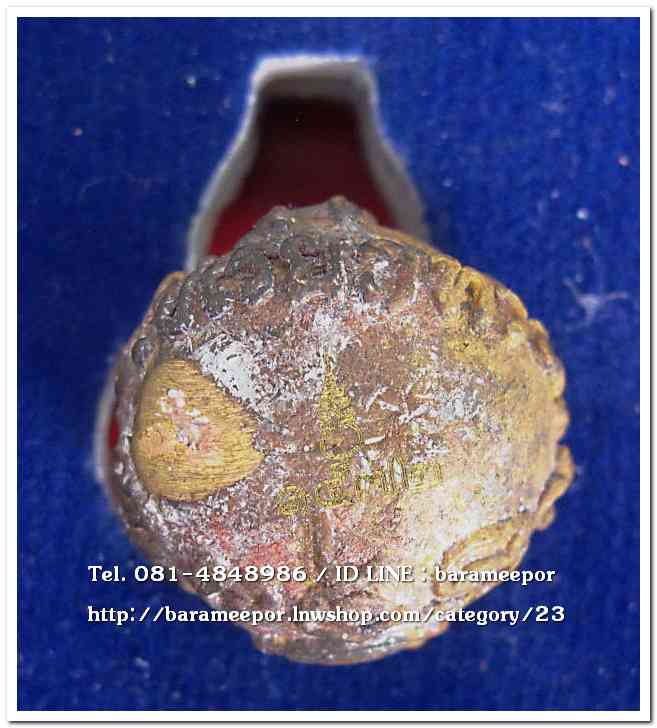 น้ำเต้าไอ้ไข่เรียกทรัพย์ เนื้อทองผสมสูตรโบราณชนวนเก่า(พิมพ์ใหญ่) เลข 1572..2