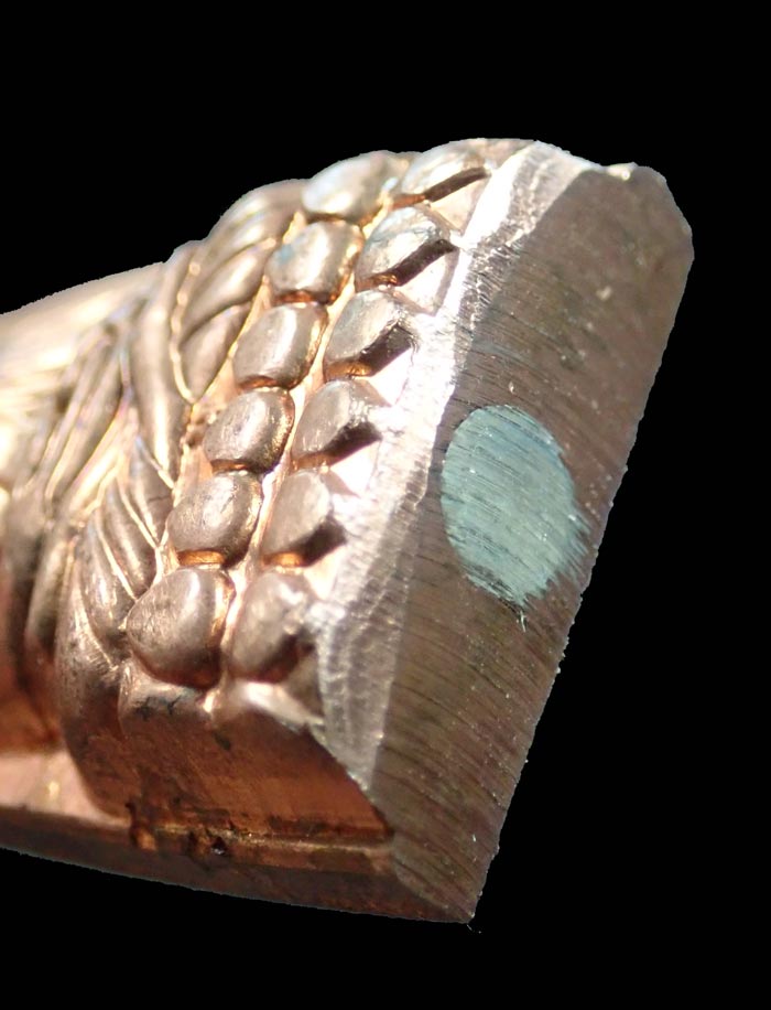 *เลขสวย 887* หลวงพ่อทวดหลังหนังสือ พิมพ์เล็ก รุ่นเสาร์5 มหาสิทธิโชค ปี 2553 เนื้อทองแดงผิวไฟอุดเงิน ตอกโค๊ต กรรมการ หมายเลข 887