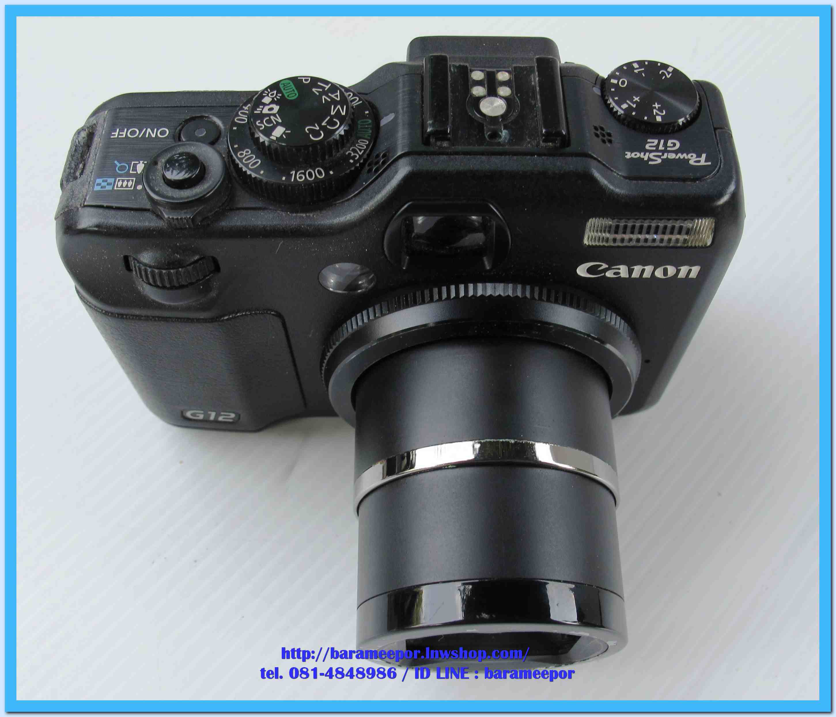 กล้อง Canon G12 มีเฉพาะตัวกล้อง ไม่มีถ่าน ไว้เป็นอะไหล่