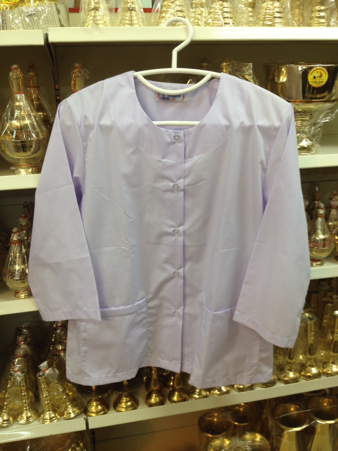 ชุดขาว (เสื้อชีพราหมณ์+ผ้าถุง) *รับประกันสินค้าทุกชุด *เนื้อผ้าดี