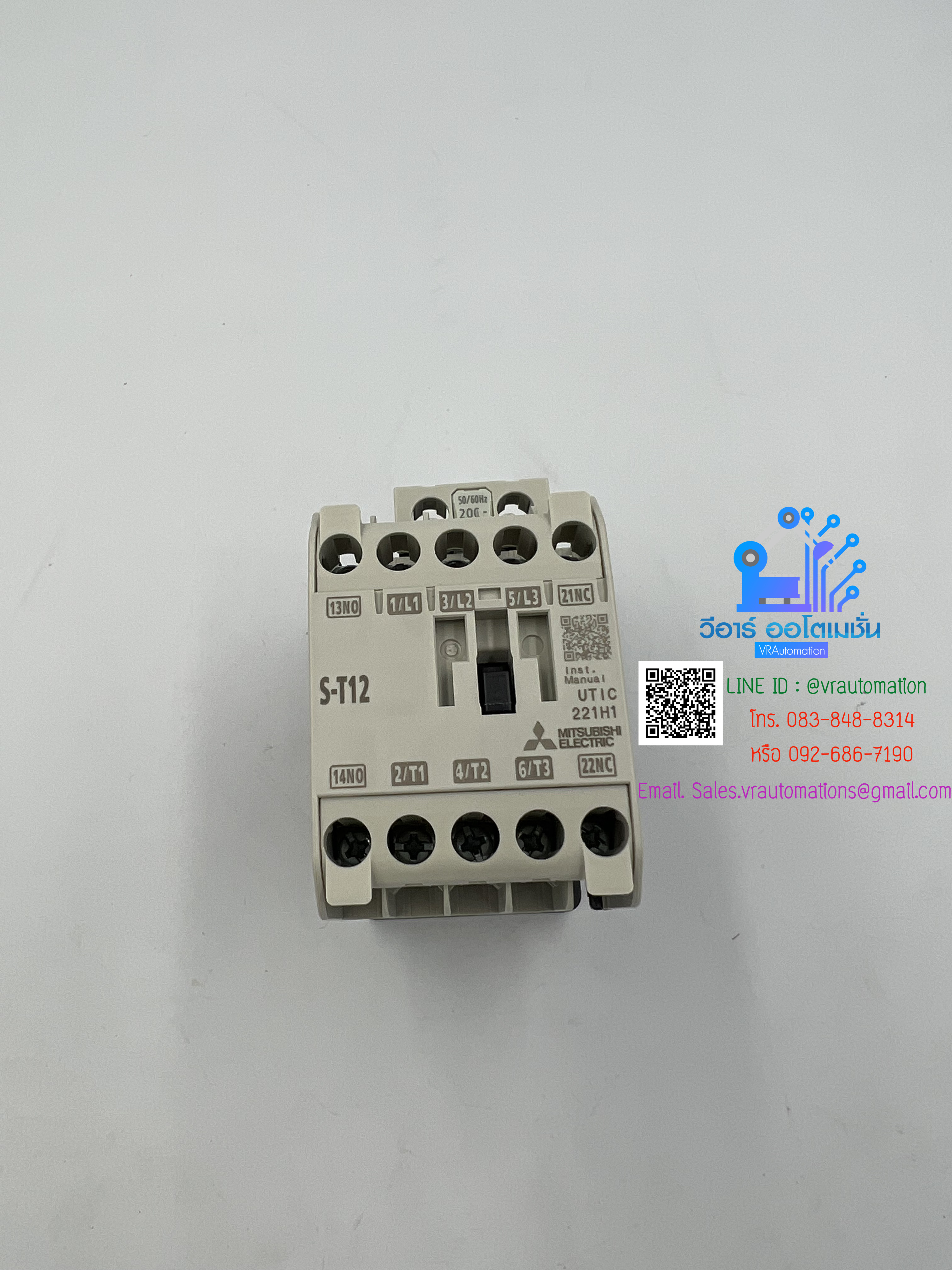 Magnetic Contractor with Overload/MSO-ST12/6.6 (5.2-8A)220Vac/MITSUBISHI