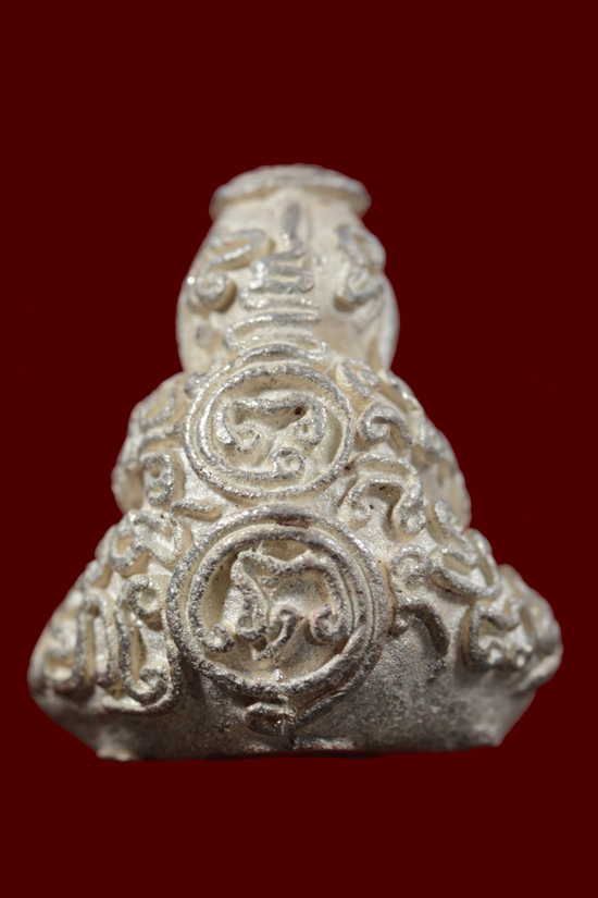 พระปิดตาทักษิณนพฤทธิ์เนื้อเงิน หลวงพ่อดำ วัดใหม่นภาราม (ตากใบ) นราธิวาส