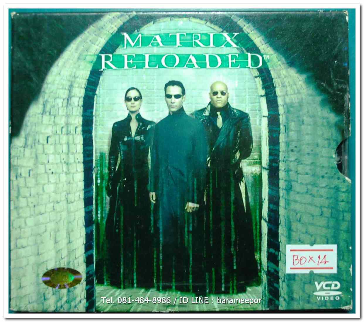 MATRIX RELOADED ชุด BOXSET VCD.แผ่นแท้ลิขสิทธิ์