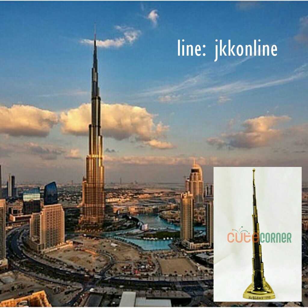 01713-โมเดลตึกบุรจญ์เคาะลีฟะฮ์ 20 ซม - ฟรีค่าส่ง