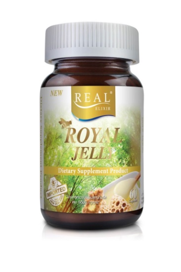 REAL ELIXIR Royal Jelly เรียลอิลิคเซอร์ รอยัลเยลลี่ บรรจุ 30 แคปซูล
