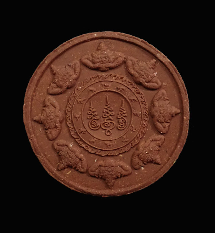 ปิดตาพังพะกาฬ สร้างวิหารองค์พ่อจตุคามรามเทพนราธิวาส ปี 2550 เนื้อผง