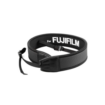 Fuji Strap สายคล้องคอ แบบนิ่ม Neoprene (สีดำ/ขาว)
