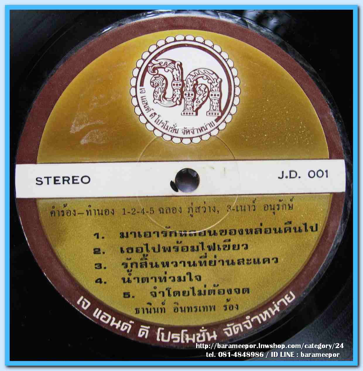 ธานินท์ อินทรเทพ ชุด เธอไปพร้อมไฟเขียว