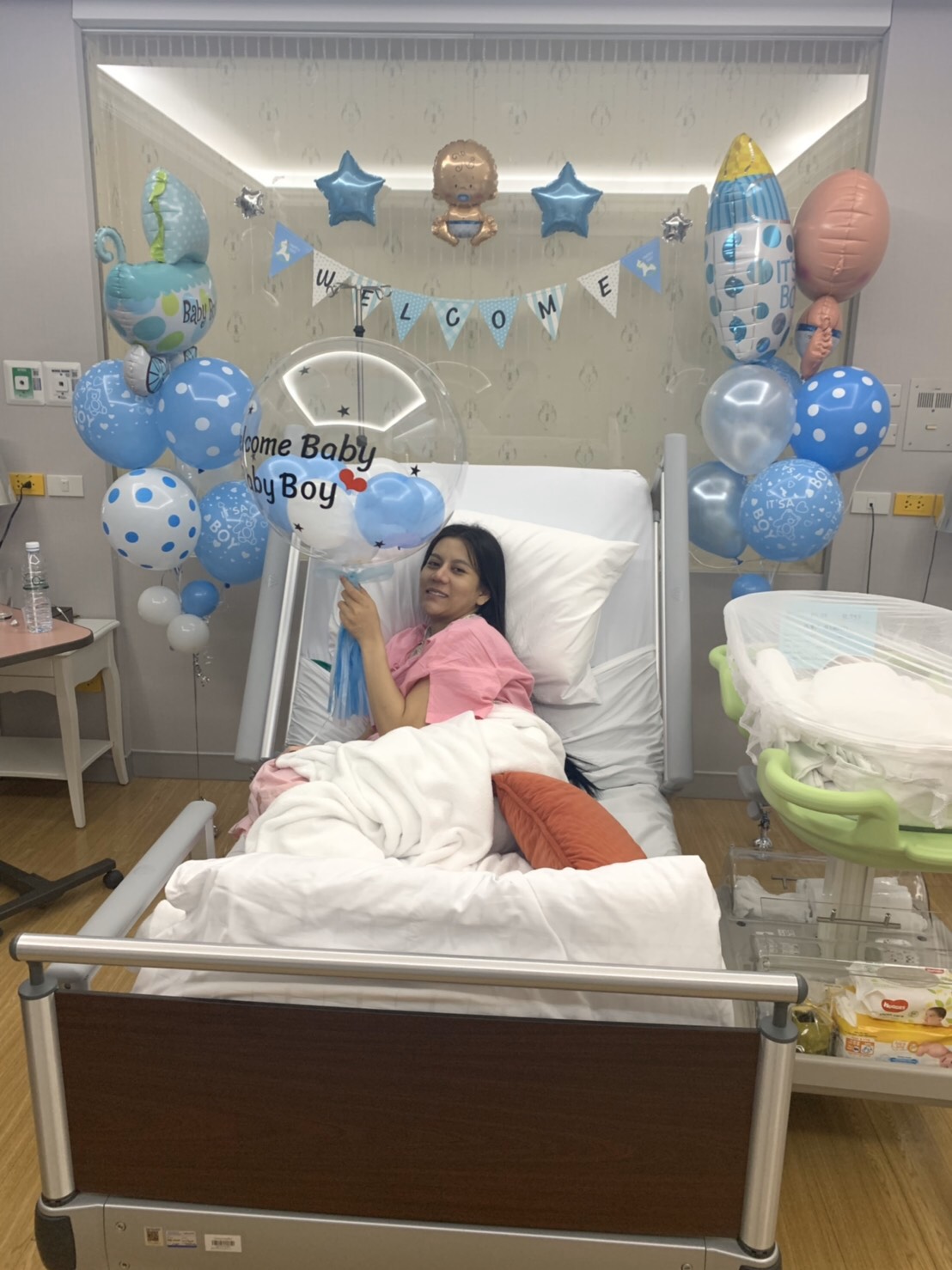 ลูกโป่งแรกเกิด New Born welcome baby