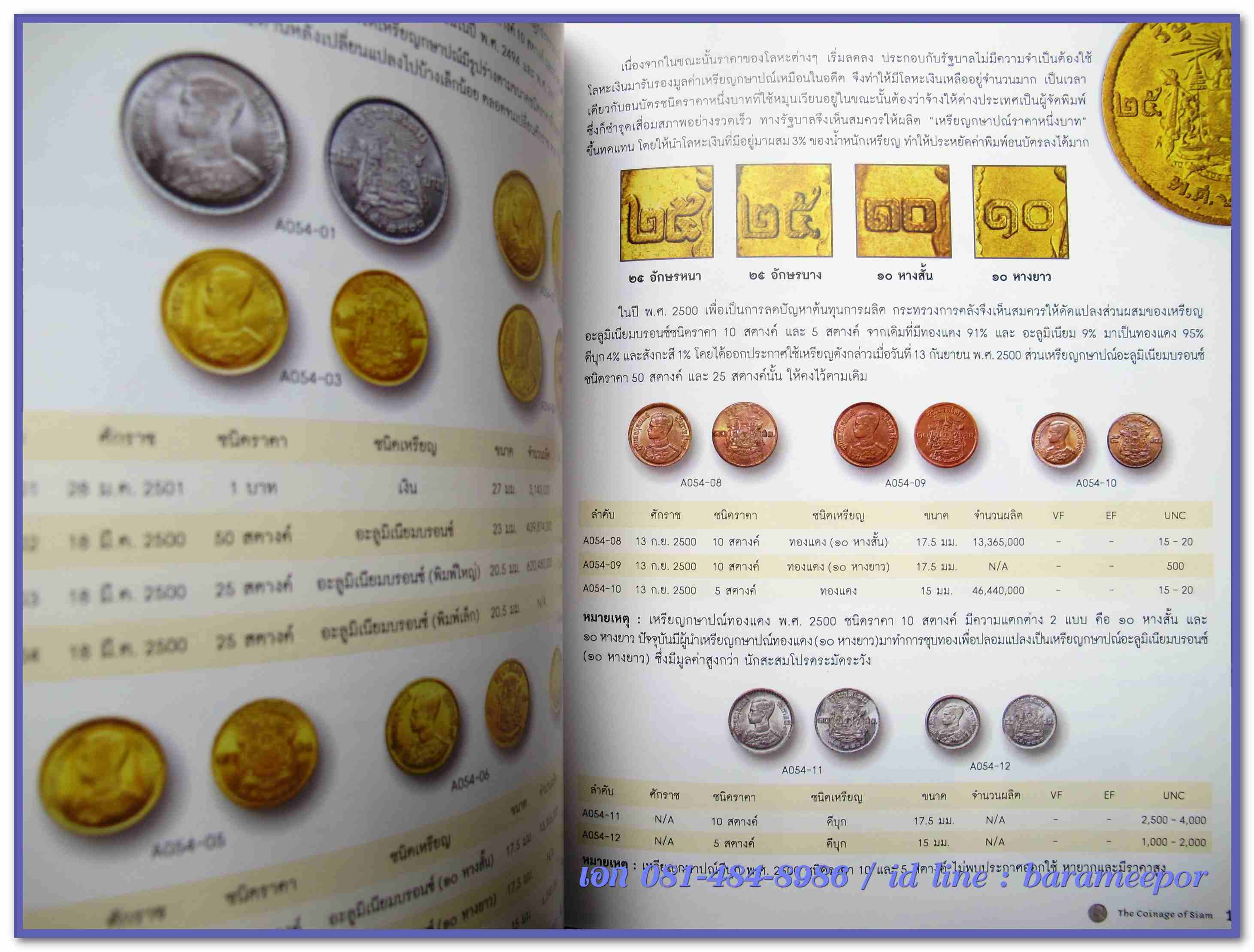 หนังสือ "กษาปณ์เมืองสยาม" The Coinage of Siam คู่มือเหรียญที่ใหม่ล่าสุดตอนนี้ โดยนายแพทย์ไชยยศ พงศ์จารุสถิต