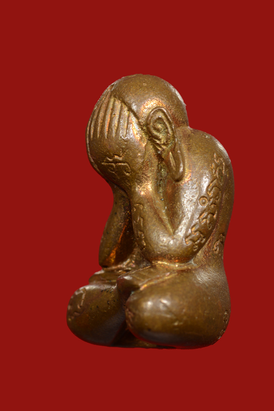 พระปิดตามหาอุตม์ รุ่นแรก หลวงพ่อแดง วัดโคกทราย จ.สงขลา พ.ศ.2542