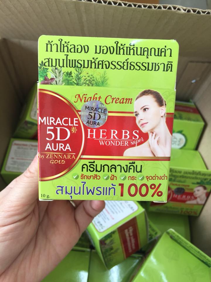 Miracle 5D AURA Night Cream ครีมกลางคืน